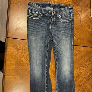 Vigoss Womens Jeans: The Dublin Boot Cut: Size 28/32: Denim, Country, Western